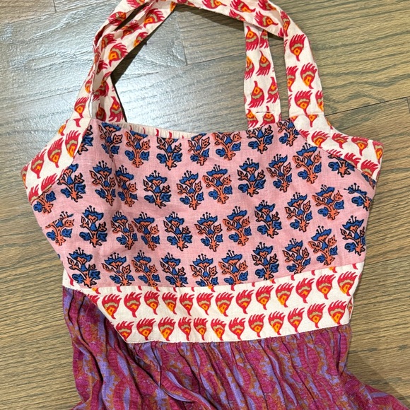 Faherty Pink and Red Maxi Dress - Picture 2 of 4